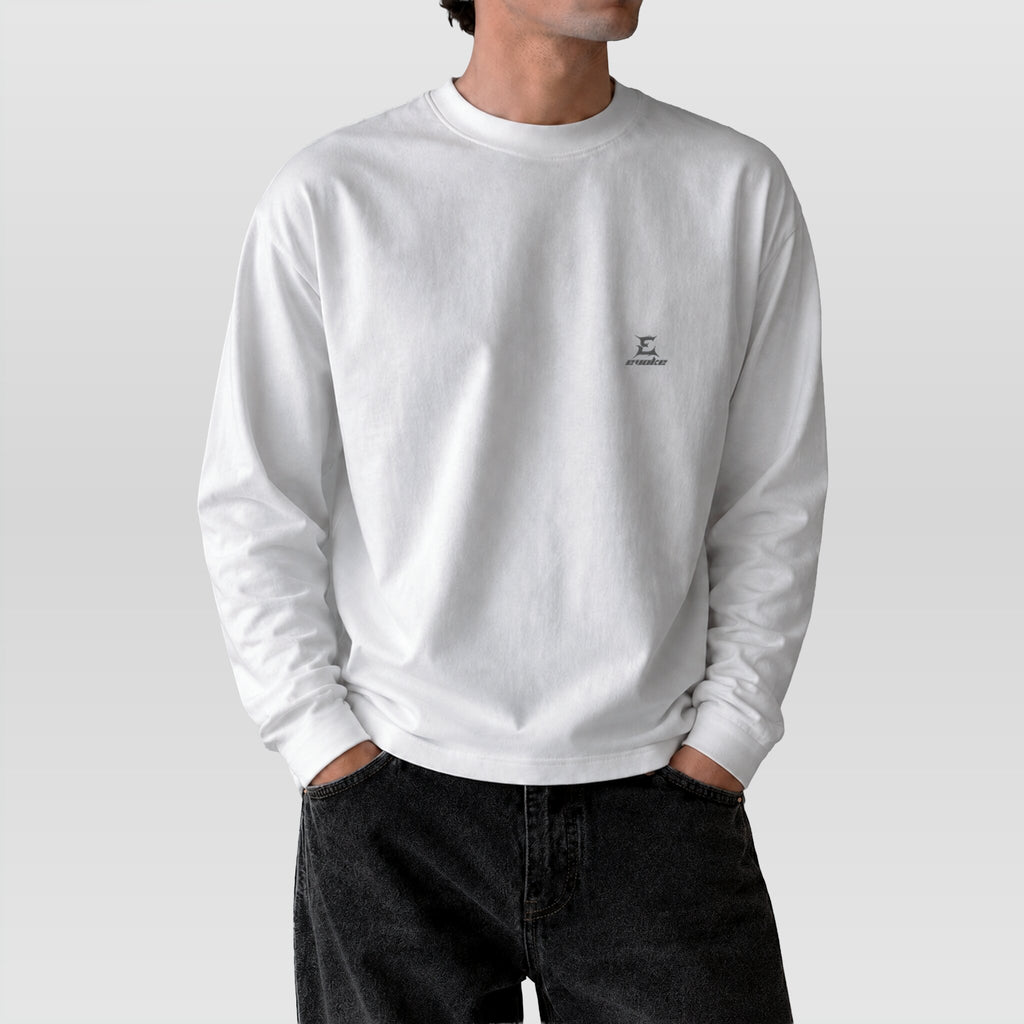 LOGO LONGSLEEVE (WHITE)